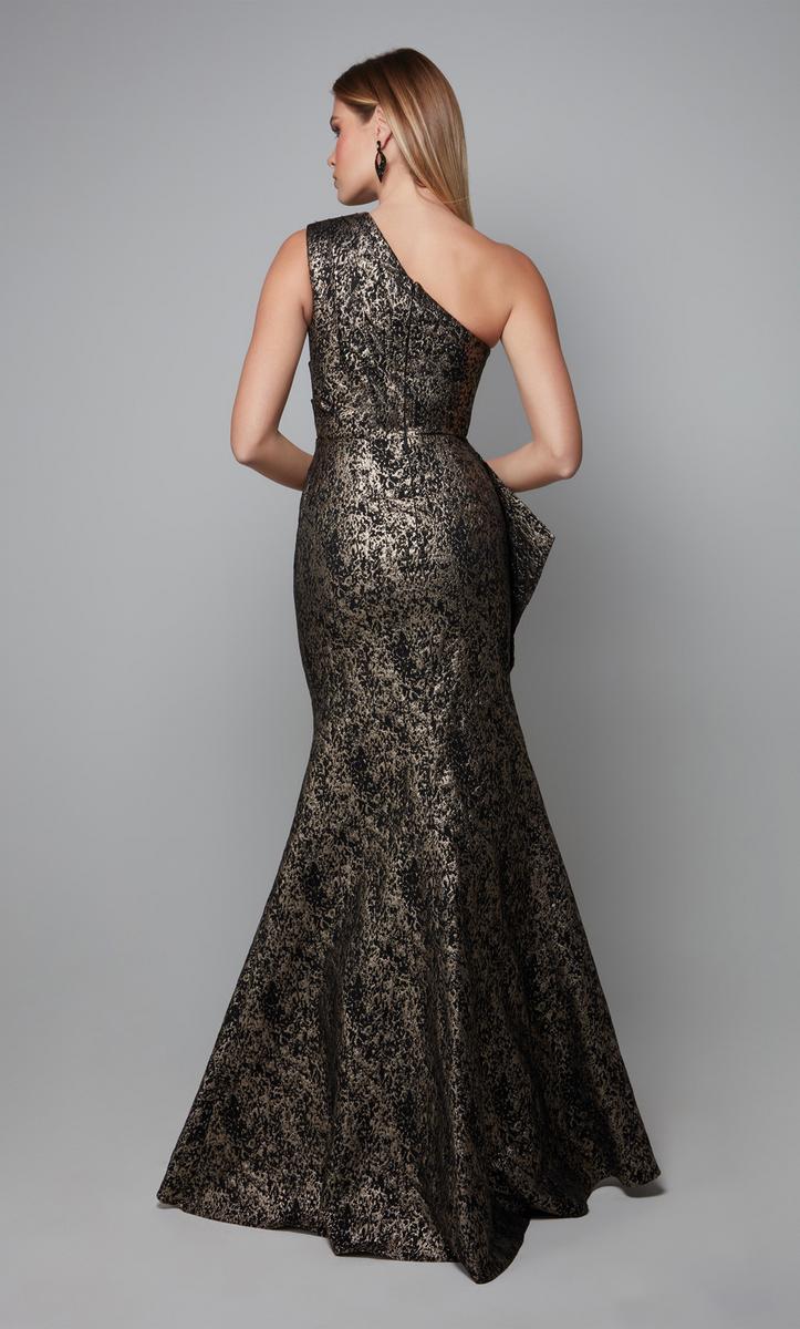 Alyce Black Label Dress 27620 - Gold/Black