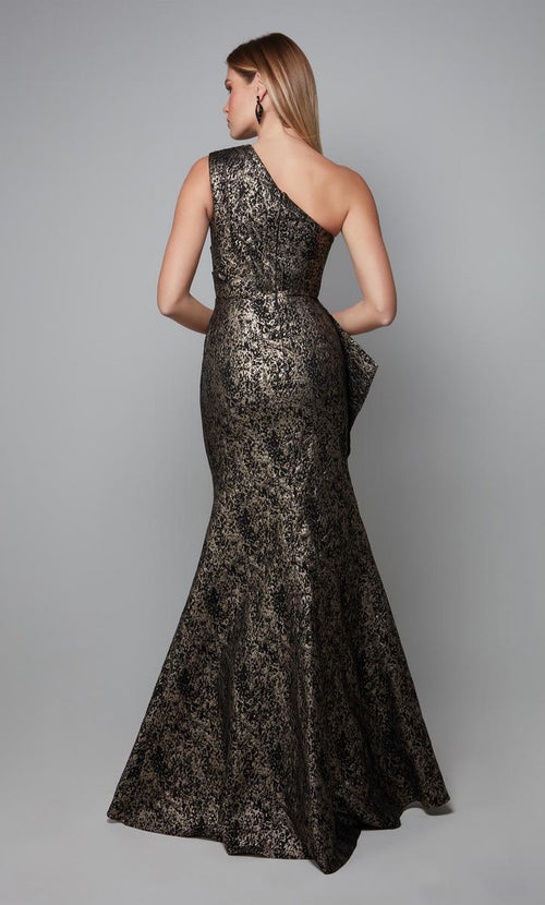 Alyce Black Label Dress 27620 - Gold/Black