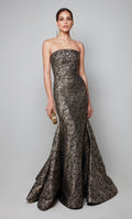 Alyce Black Label Dress 27621 - Gold/Black
