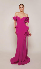 Alyce Black Label Dress 27643 - Raspberry