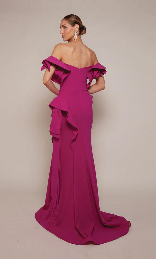 Alyce Black Label Dress 27643 - Raspberry