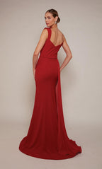 Alyce Black Label Dress 27650 - Red