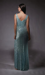 Alyce Black Label Dress 27653 - Ice Blue
