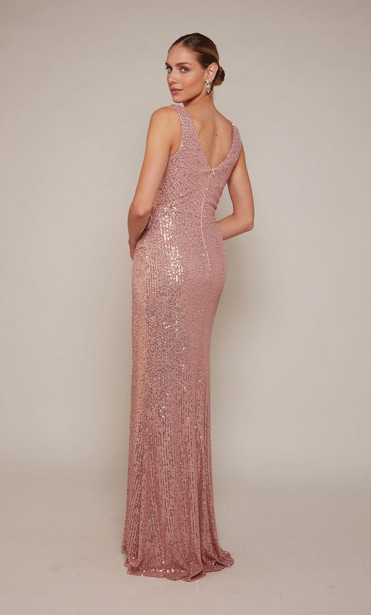 Alyce Black Label Dress 27653 - Rose Gold