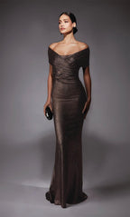 Alyce Black Label Dress 27666 - Cocoa