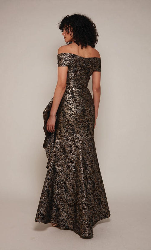 Alyce Black Label Dress 27667 - Mocha