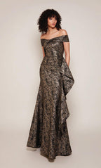 Alyce Black Label Dress 27667 - Mocha