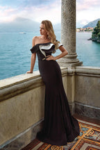 JDL by Alyce 27672 - Black/Ivory