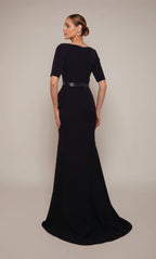 Alyce Black Label Dress 27679 - Navy
