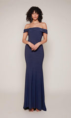 Alyce Black Label Dress 27680 - Navy