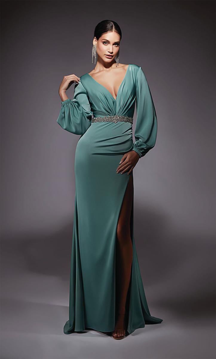 Alyce Black Label Dress 27696 - Sage