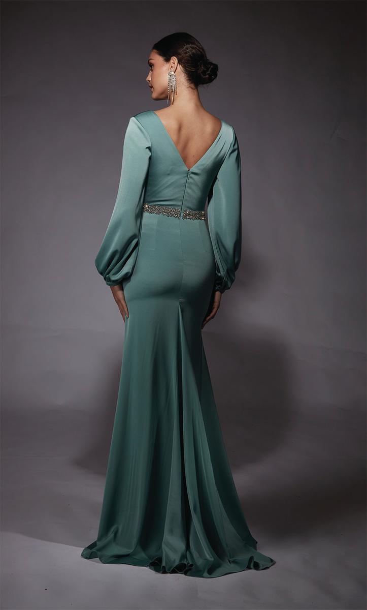 Alyce Black Label Dress 27696 - Sage