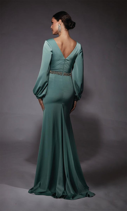 Alyce Black Label Dress 27696 - Sage
