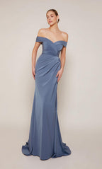 Alyce Black Label Dress 27698 - Stock Only Dark French Blue