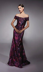 Alyce Black Label Dress 27702 - Fuchsia