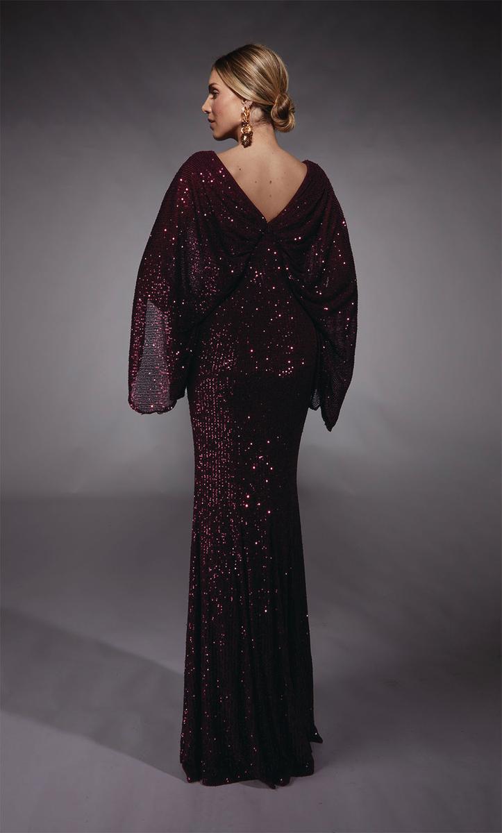 Alyce Black Label Dress 27703 - Wine