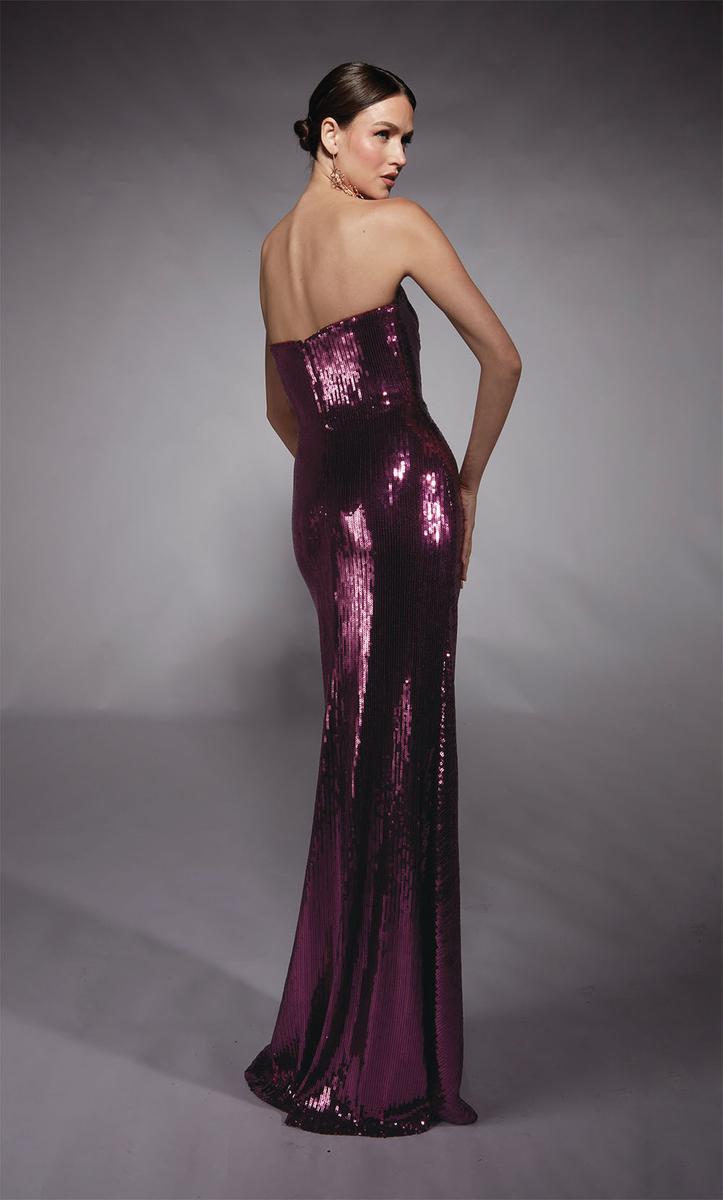 Alyce Black Label Dress 27704 - Aubergine