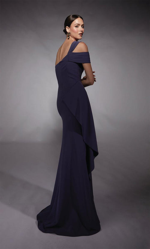 Alyce Black Label Dress 27705 - Eggplant