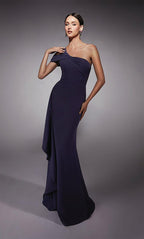Alyce Black Label Dress 27705 - Eggplant