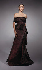Alyce Black Label Dress 27707 - Burgundy