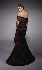 Alyce Black Label Dress 27707 - Burgundy