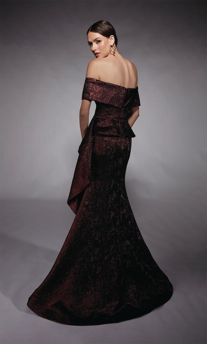 Alyce Black Label Dress 27707 - Burgundy