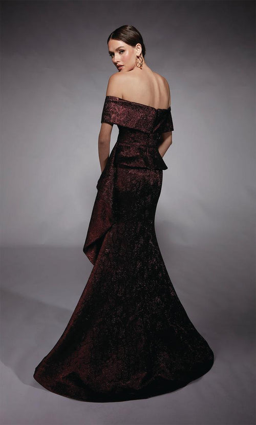 Alyce Black Label Dress 27707 - Burgundy