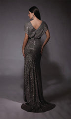 Alyce Black Label Dress 27708 - Gunmetal