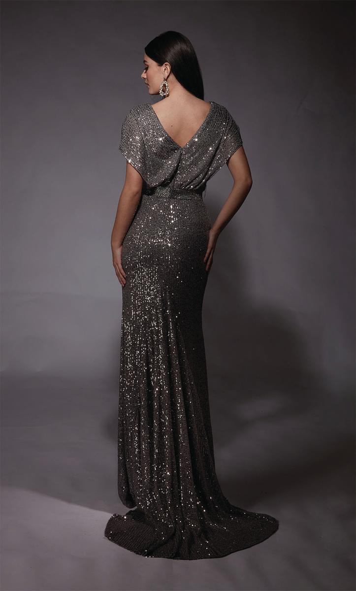Alyce Black Label Dress 27708 - Gunmetal