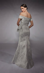 Alyce Black Label Dress 27717 - Silver