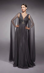 Alyce Black Label Dress 27720 - Gunmetal