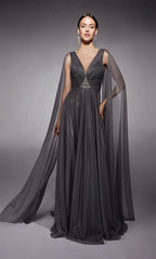 Alyce Black Label Dress 27720 - Gunmetal