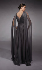Alyce Black Label Dress 27720 - Gunmetal