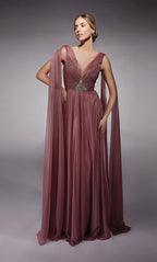 Alyce Black Label Dress 27720 - Rosewood