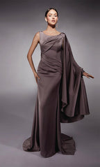Alyce Black Label Dress 27722 - Smoke