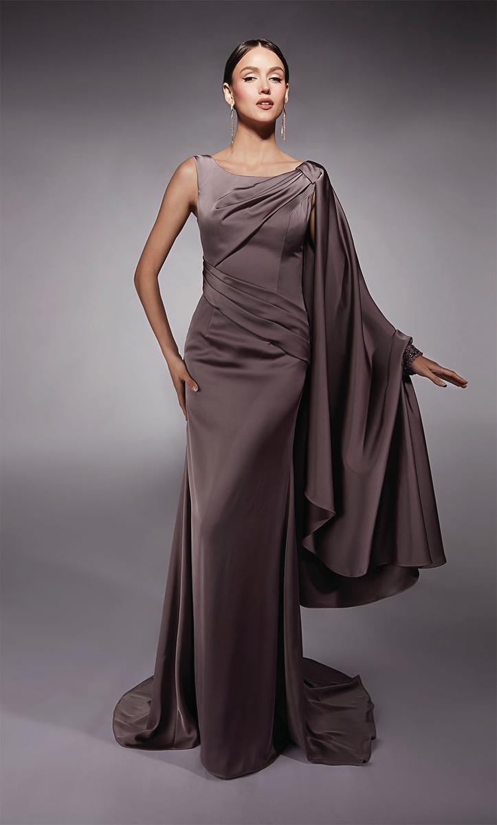 Alyce Black Label Dress 27722 - Smoke