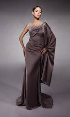 Alyce Black Label Dress 27722 - Smoke