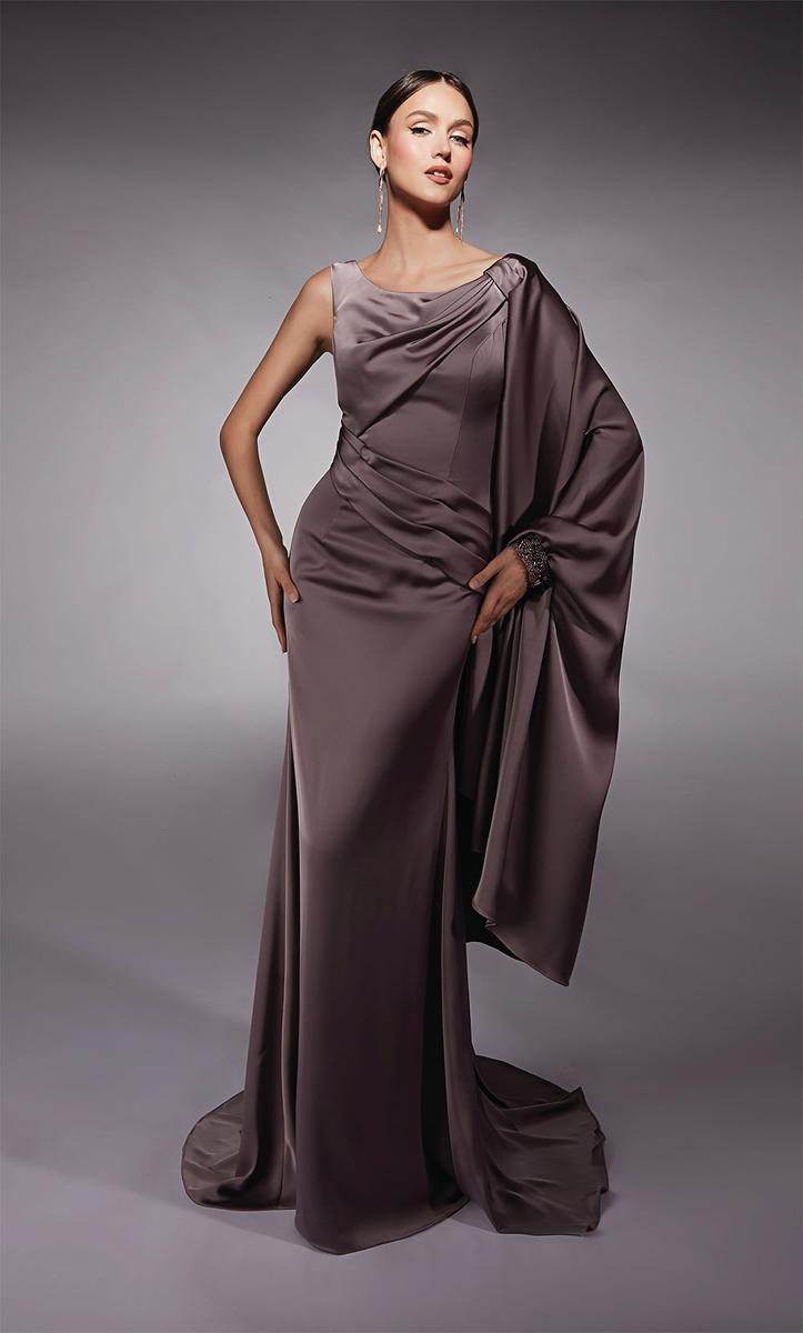 Alyce Black Label Dress 27722 - Smoke