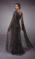 Alyce Black Label Dress 27725 - Charcoal