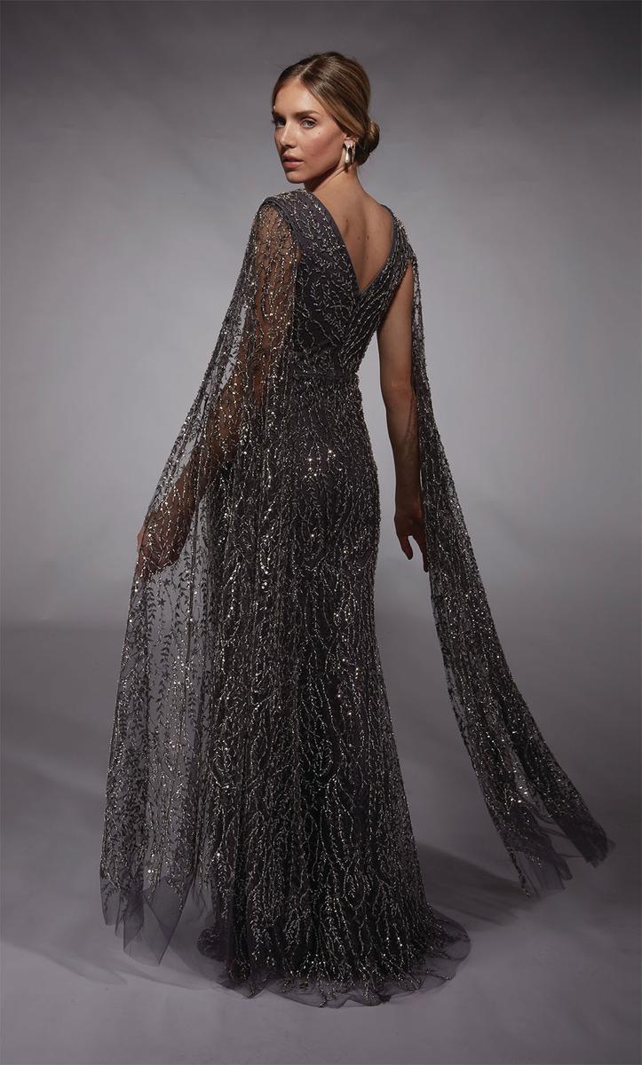 Alyce Black Label Dress 27725 - Charcoal