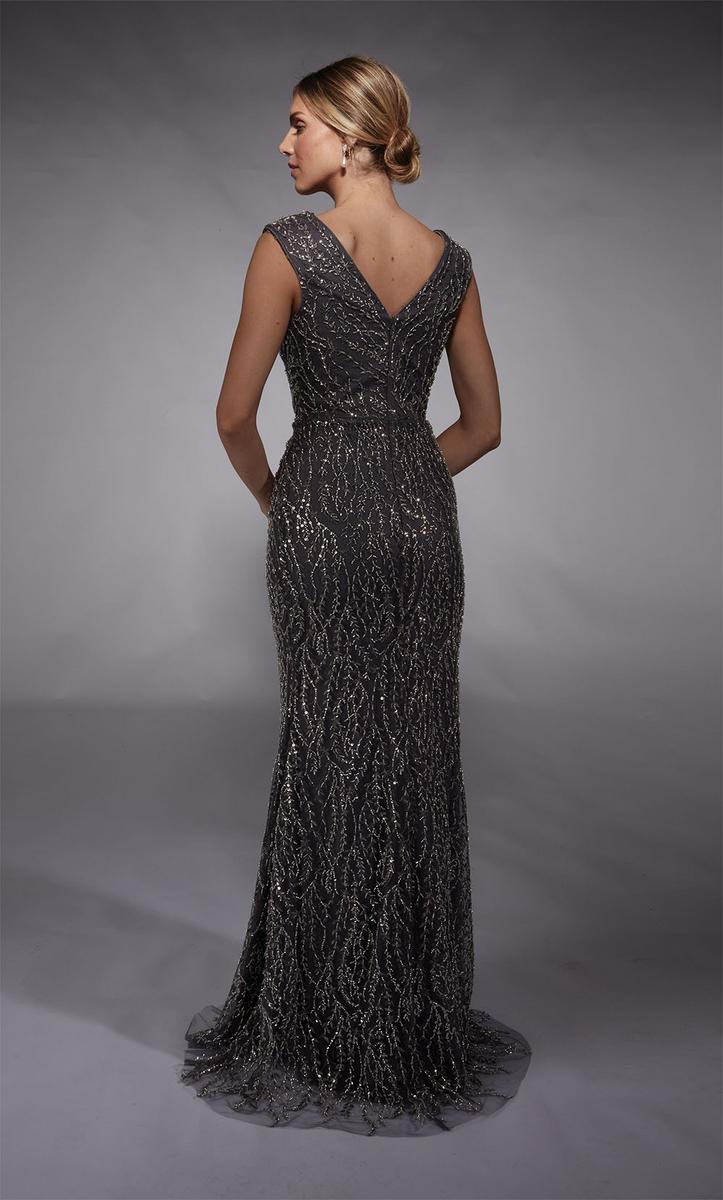 Alyce Black Label Dress 27725 - Charcoal