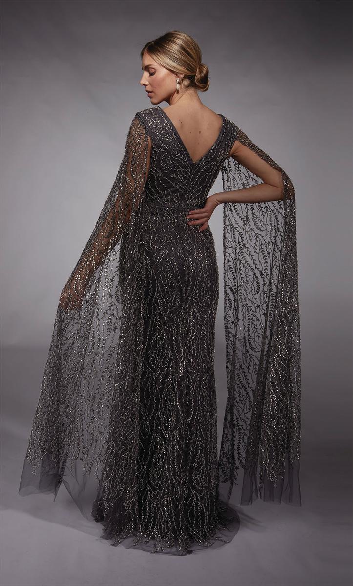 Alyce Black Label Dress 27725 - Charcoal