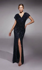 Alyce Black Label Dress 27729 - Midnight