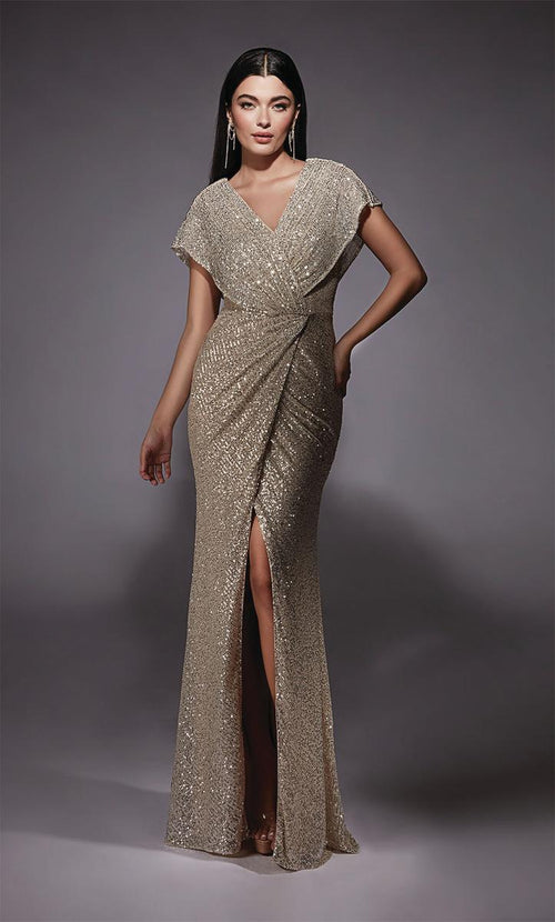 Alyce Black Label Dress 27729 - Sand