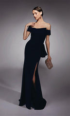 Alyce Black Label Dress 27744 - Black Cherry