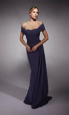 Alyce Black Label Dress 27745 - Grape