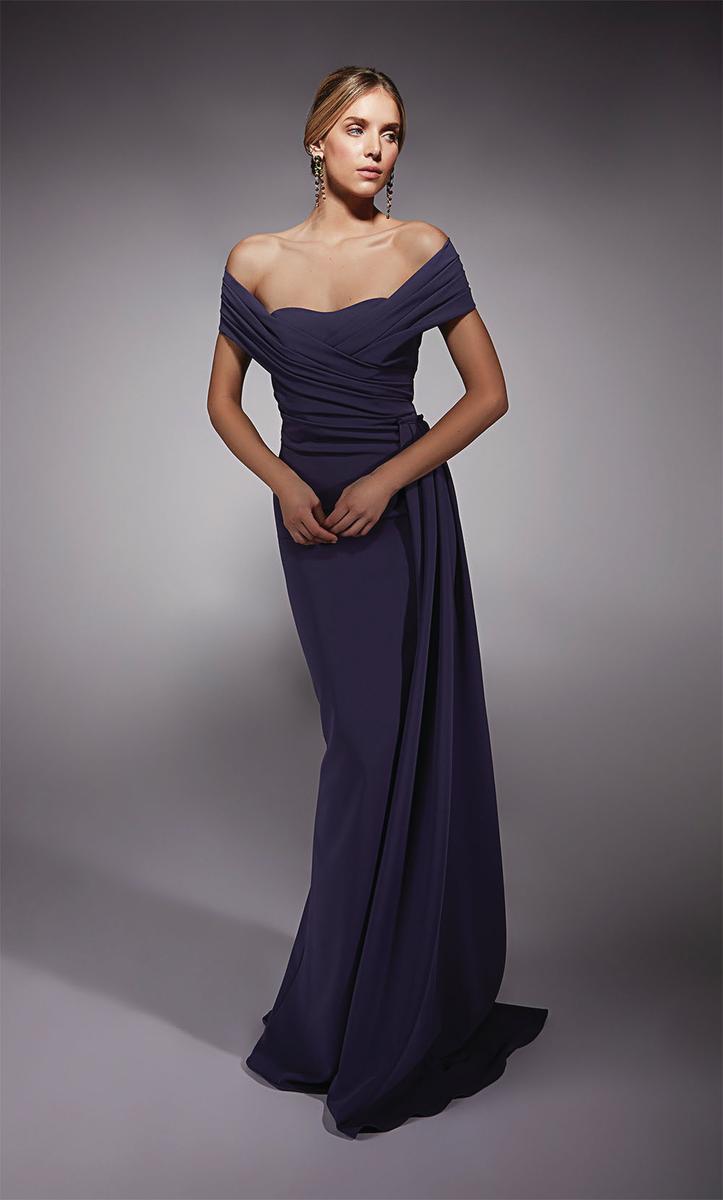 Alyce Black Label Dress 27745 - Grape