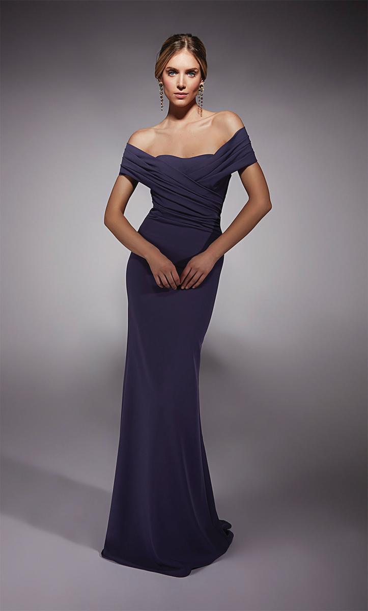 Alyce Black Label Dress 27745 - Grape