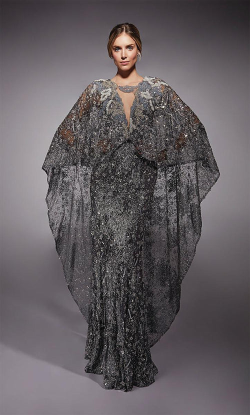 Alyce Black Label Dress 27752 - Charcoal
