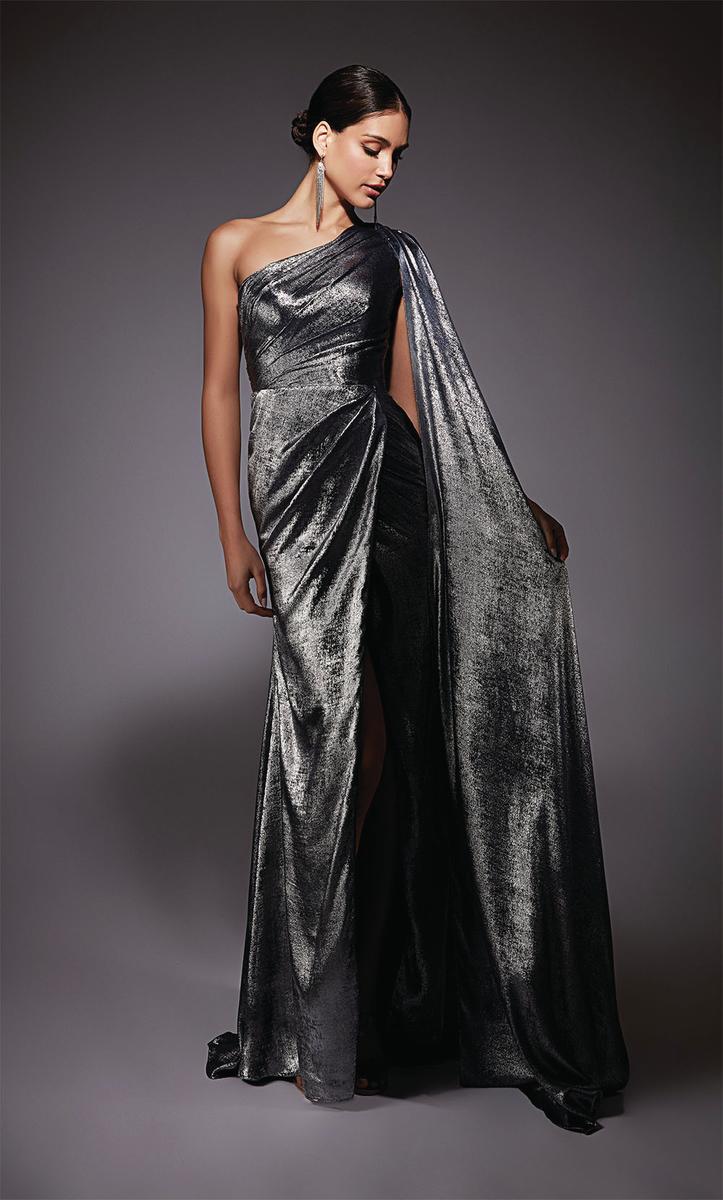 Alyce Black Label Dress 27753 - Graphite